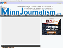 Tablet Screenshot of minnjournalism.org